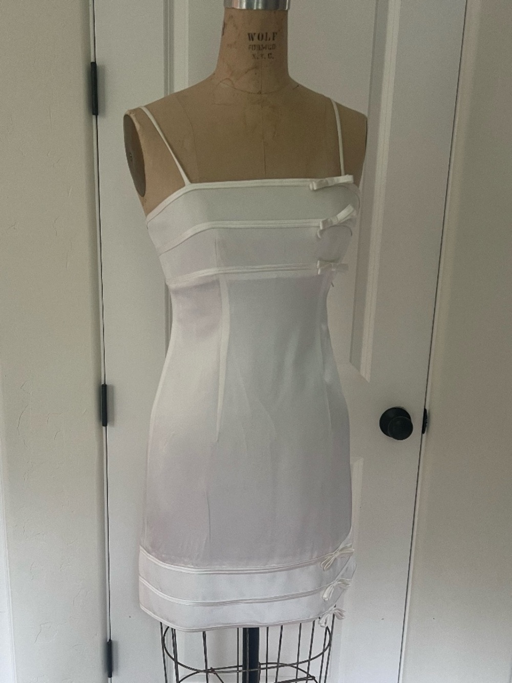 Moschino Cheap and Chic Satin Mini Dress